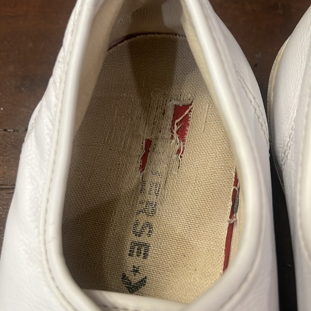 Men’s Converse Jack Purcell Leather Low Top Tennis Shoes - Picture 6 of 10